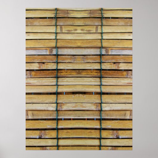 Antiek houten houten houten houten latten poster (Voorkant)