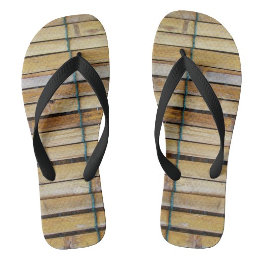 Antiek houten houten houten houten latten teenslippers (Voetbed)