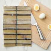 Antiek houten houten houten houten latten theedoek (Quarter Fold)