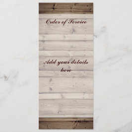 Antiek Houten Orde van de Dienst Kaart