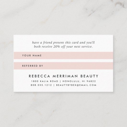 Antiek houtskool aanbevelingskaartje (Achterkant)