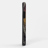 Antiek Hues Peacock Feather Eye Case-Mate iPhone Case (Achterkant/rechts)