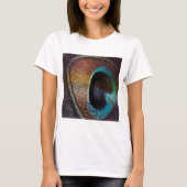 Antiek Hues Peacock Feather Eye T-shirt (Voorkant)