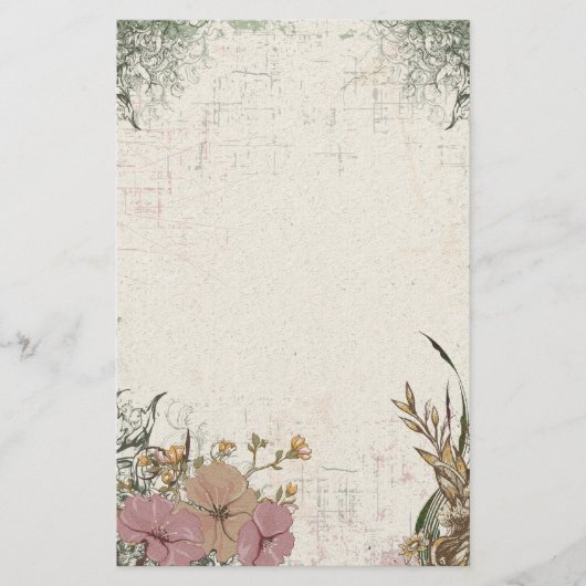 Antiek huwelijk Briefpapier (Voorkant)