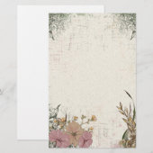 Antiek huwelijk Briefpapier (Voorkant / Achterkant)