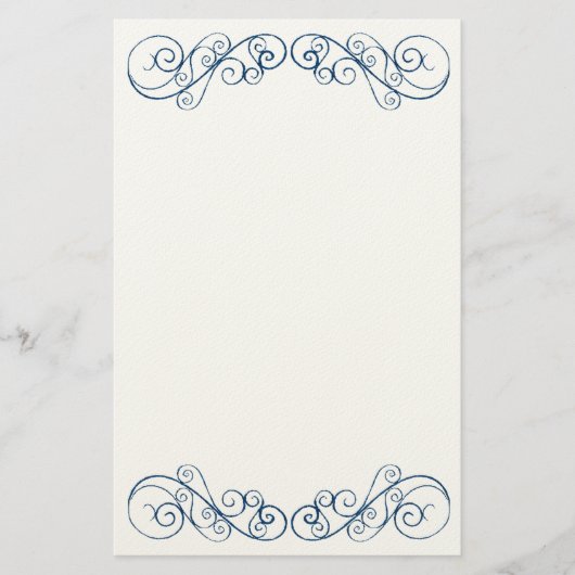 Antiek huwelijk briefpapier (Voorkant)