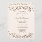 Antiek huwelijk kaart (Voorkant / Achterkant)