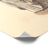 Antiek huwelijk poster (Hoek)