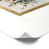 Antiek Huwelijksakte Huwelijksfoto Poster (Hoek)