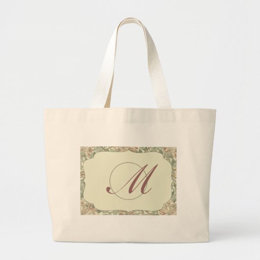 Antiek huwelijksland Honeysuckle Grote Tote Bag (Voorkant)