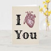 Antiek I Hart Jou Kaart (Gele Bloem)