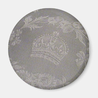 Antiek Ierse Damask met Royal Crown Magneet