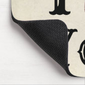 Antiek ik hoor je muismat (Hoek)