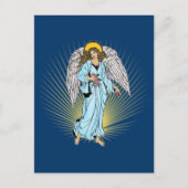 Antiek illustratie van een engel op Tshirts, cadea Briefkaart (Voorkant)