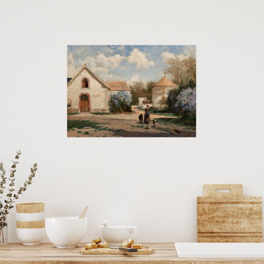 Antiek in Frankrijk Poster (Keuken)