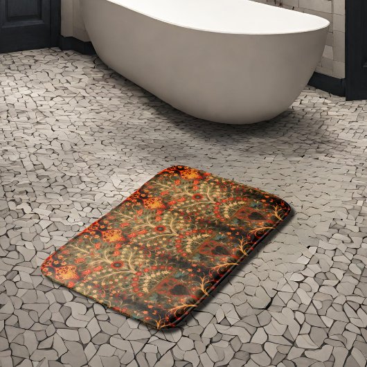 Antiek Indiaas textielontwerp Badmat