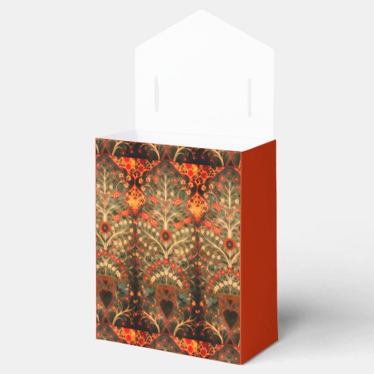 Antiek Indiaas textielontwerp Bedankdoosjes (Geopend)