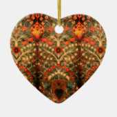 Antiek Indiaas textielontwerp - bijvoegnaam Keramisch Ornament (Voorkant)