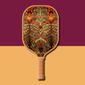 Antiek Indiaas textielontwerp - bijvoegnaam Pickleball Paddle