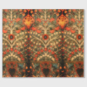 Antiek Indiaas textielontwerp Cadeaupapier (Vlak)