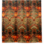 Antiek Indiaas textielontwerp Douchegordijn (Voorkant)