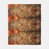 Antiek Indiaas textielontwerp Fleece Deken (Voorkant)