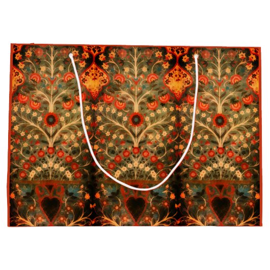 Antiek Indiaas textielontwerp Groot Cadeauzakje (Achterkant)