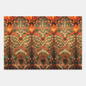 Antiek Indiaas textielontwerp Inpakpapier Vel (Voorkant 2)