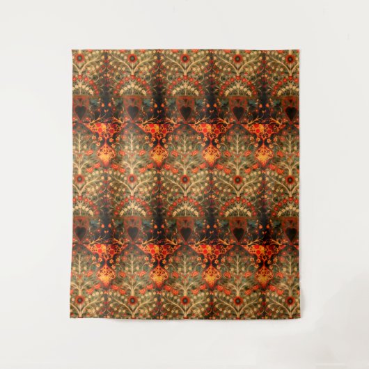 Antiek Indiaas textielontwerp Wandkleed (Voorkant)