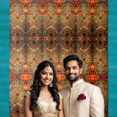 Antiek Indiaas textielontwerp Wandkleed