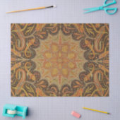 Antiek Indiase Boteh Pattern Tissuepapier (Craft)