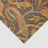 Antiek Indiase Boteh Pattern Tissuepapier (Detail)