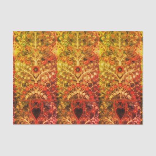 Antiek Indiase textielstof — Weefpapier Tissuepapier (Voorkant)