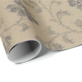 Antiek  inkool cadeaupapier (Rol Hoek)