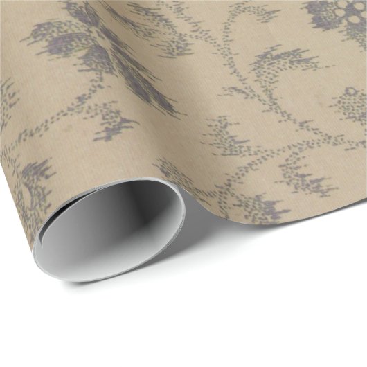 Antiek  inkool cadeaupapier (Rol Hoek)