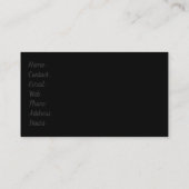 Antiek interieur tafelvenster Rustisch Visitekaartje (Achterkant)