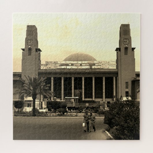 Antiek Irak Bagdad centraal station Legpuzzel (Horizontaal)