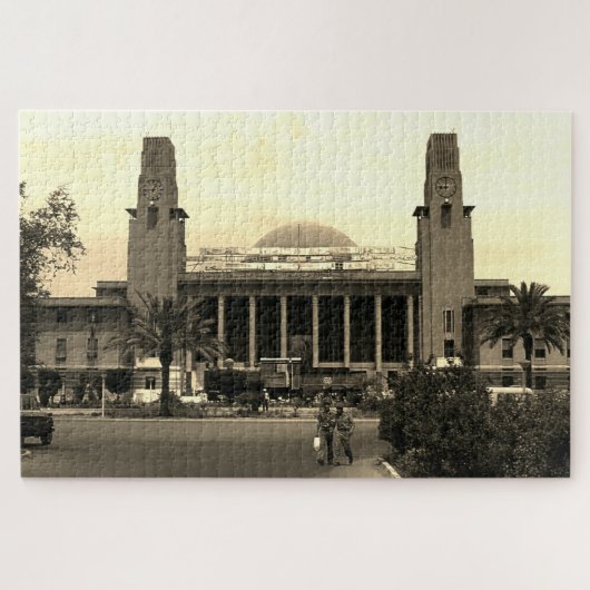 Antiek Irak Bagdad centraal station Legpuzzel (Horizontaal)