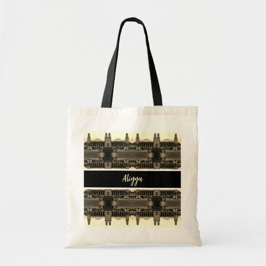 Antiek Irak Bagdad centraal station Tote Bag (Voorkant)