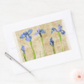 Antiek IRIS - Iris-achtergrond aanpassen Rechthoekige Sticker (Envelop)