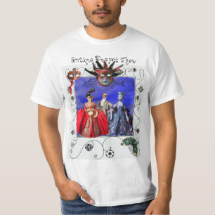 ANTIEK ITALIAANS PUPPET SHOW, JESTER MASQUERADE MA T-SHIRT