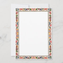 Antiek Italiaanse grens sparen de Sjabloon van de 