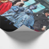 ANTIEK ITALIAANSE PARTIJ VOOR MASKERADE CADEAUPAPIER (Hoek)