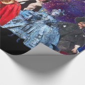 ANTIEK ITALIAANSE PARTIJ VOOR MASKERADE CADEAUPAPIER (Hoek)