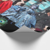 ANTIEK ITALIAANSE PARTIJ VOOR MASKERADE CADEAUPAPIER (Hoek)