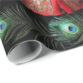 ANTIEK ITALIAANSE PARTIJ VOOR MASKERADE CADEAUPAPIER (Rol Hoek)