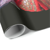 ANTIEK ITALIAANSE PARTIJ VOOR MASKERADE CADEAUPAPIER (Rol Hoek)