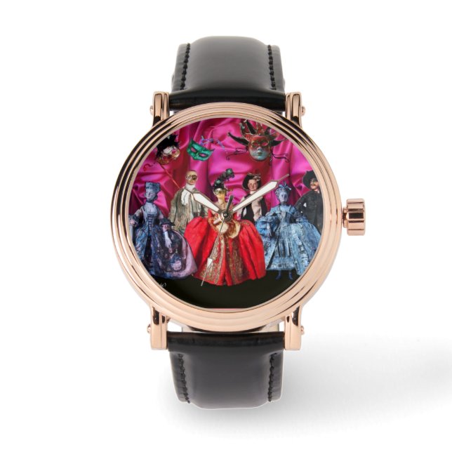 ANTIEK ITALIAANSE PARTIJ VOOR MASKERADE HORLOGE (Voorkant)