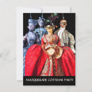 ANTIEK ITALIAANSE PARTIJ VOOR MASQUERADE COSTUME KAART