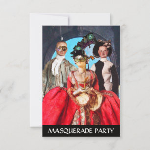 ANTIEK ITALIAANSE PARTIJ VOOR MASQUERADE COSTUME KAART